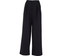 Urban Classics Ladies Ultra Wide Pleat-Front Pants Pantalones, Black, 36 para Mujer