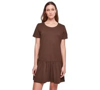 Urban Classics Ladies Valance tee Dress Vestido, Brown, S para Mujer