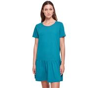 Urban Classics Ladies Valance tee Dress, Vestido Mujer, Watergreen,