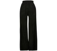 Urban Classics Ladies Velvet Rib Straight Sweat Pants Black Talla: L | Outlet | Mujer | Negro
