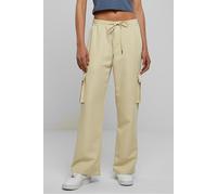 Urban Classics Ladies Vicose Straight Leg Cargo Pants Concrete Talla: M | Pantalones Cargo Outlet | Mujer | Gris