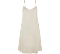 Urban Classics Ladies Viscose Satin Slip Dress Whitesand Talla: M | Vestidos Midi Outlet | Mujer | Blanco