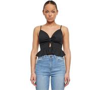Urban Classics Ladies Waffle Pique Ruffle Top Camiseta Mujer (Pack de 1)