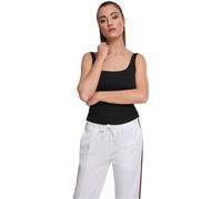 Urban Classics Ladies Wide Neck Top, Camiseta Deportiva De Tirantes Mujer, Negro (black 00007), M