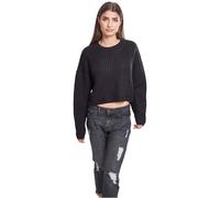 Urban Classics Ladies Wide Oversize Sweater Mujer Jersey de Punto Negro L 100% poliacrílico Ancho