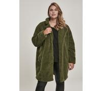 Urban Classics Ladies Winter Jacket Ladies Oversized Sherpa Coat Olive S