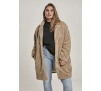 Urban Classics Ladies Winter Jacket Ladies Oversized Sherpa Coat Sand XS