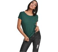 Urban Classics Ladies Yarn Dyed Baby Stripe Mujer Camiseta Verde-Negro XS 100% algodón Ancho