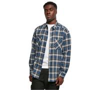 Urban Classics Lake Check Shirt Camisa para Hombre, Multicolor (Darkblue/Whitesand), M