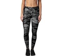 Urban Classics Leggings Camuflaje con Raya Mujer Leggins Camuflaje Oscuro/Negro S