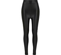 Urban Classics Leggings Cintura Alta Brillo metálico Mujer Leggins Negro 5XL