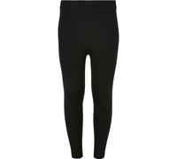 Urban Classics Leggings de cintura alta para niñas Jersey Negro 122/128