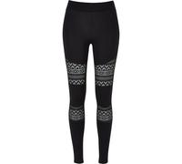 Urban Classics Leggings de encaje de ganchillo para mujer XS