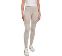 Urban Classics Leggings Tech Mesh Pantalones de Yoga, Gris cálido, S para Mujer