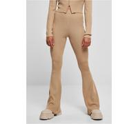 Urban Classics Leggings De Mujer De Punto Acanalado Bootcut Pantalones