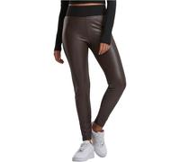 URBAN CLASSICS Leggings de Mujer, Leggings de Cuero Sintético, Pantalones con Cintura Alta, Cintura Antiestrés, Disponible en Varios Colores y Tallas de XS - 5XL