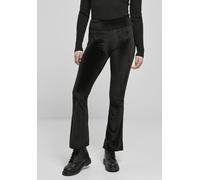 Urban Classics Leggings de mujer Leggings de terciopelo de cintura alta negros XS
