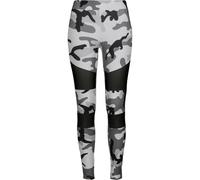 Urban Classics Leggings gris / negro / blanco, Talla L