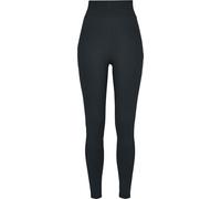 Urban Classics Ladies High Waist Leggings Mallas de Entrenamiento, Negro (Black 00007), 44 (Talla del Fabricante: X-Large) para Mujer