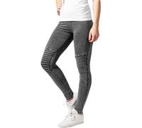 Urban Classics Leggings Mujer Denim Mujer Leggins Gris Oscuro Pitillo