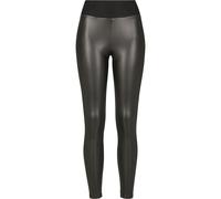 URBAN CLASSICS Leggings de Mujer, Leggings de Cuero Sintético, Pantalones con Cintura Alta, Cintura Antiestrés, Disponible en Varios Colores y Tallas de XS - 5XL