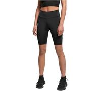 URBAN CLASSICS Leggings para mujer, pantalones cortos deportivos de cintura alta con inserciones de malla técnica, ideales para fitness y yoga, tallas de XS a 5XL