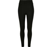 Urban Classics Leggings reciclados de cintura alta para mujer Negro XL