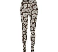 Urban Classics Leggings Suaves AOP para Mujer, Camomila marrón, L