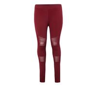 Urban Classics Leggings 'Tech Mech' rojo, Talla M
