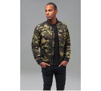 Urban Classics Light Camo Bomber Jacket Woodcamo Talla: L | Bombers Outlet | Unisex