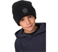 Urban Classics Logopatch Beanie Kids 2-Pack Boina, Negro/Azul Real, 158/164 Unisex niños