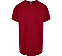 Urban Classics Long Forma de T con vuelta Brickred S