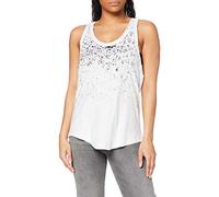 Urban Classics Long Leo Print Loose Camiseta de Tirantes Deportiva, Multicolor (Wht/Blk 00224), XS Mujeres