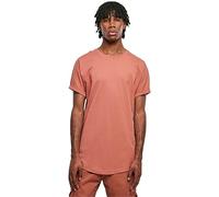 Urban Classics Long Shaped Turnup tee Camiseta, Terracotta, M para Hombre