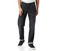 Urban Classics Loose Fit Jeans, Pantalones, Hombre, Negro (Real Black Washed), 34W / 32L