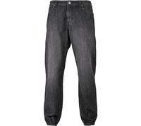 Urban Classics Loose Fit Jeans, Pantalones, Hombre, Negro (Real Black Washed), 36W / 32L