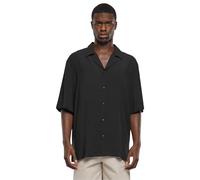 Urban Classics Loose Viscose Shirt Hombre Camisa Manga Corta Negro L 100% Viscosa Más Grande