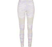 Urban Classics Mallas para mujer Camo Tech Mesh, Leggings, Mujer, Morado (Camuflaje), XS