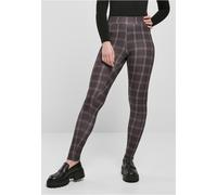 Urban Classics Mallas para mujer, Pantalones de Yoga Mujer, Negro (Black Check), M