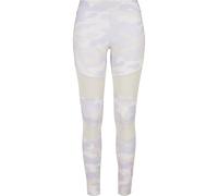 Urban Classics Mallas para mujer Camo Tech Mesh, Leggings, Mujer, Morado (Camuflaje), XS