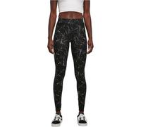 Urban Classics Mallas para mujer, Pantalones de Yoga Mujer, Negro (Black Marble), XXXXXL