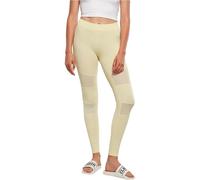 Urban Classics Mallas Para Mujer Tech Mesh Leggings Mujer, Amarillo Suave., XL