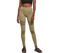 Urban Classics Mallas Para Mujer Tech Mesh Leggings Mujer, Caqui, 5XL