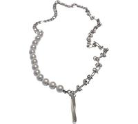 Urban Classics Mars Various Chain Necklace - Collar unisex (talla única), color plateado, talla única, Metal, No es una piedra preciosa