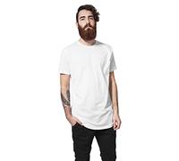 Urban Classics Shaped Long Tee, Camiseta Hombre, Blanco (White), 4XL