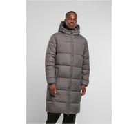 Urban Classics Mens Long Puffer Coat black gris XL