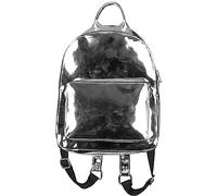 Urban Classics Midi Metallic - Mochila (28 cm), plata, 28 cm, Mochila de a diario