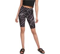 Urban Classics Mujeres Aop Cycle Shorts 2-Pack Pantalón Corto Deportivos Fitnes