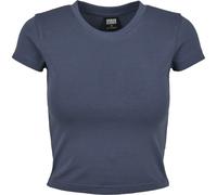 Urban Classics Mujeres Elástico Jersey Recortada Camiseta sin Vientre Verano UC