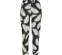 Urban Classics Mujeres Elástico Waist Aop Pantalones Estampado Completo Amplio